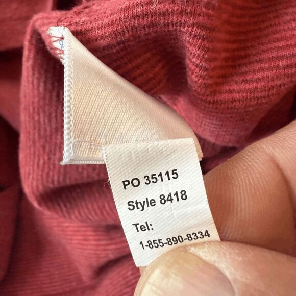 Southern Tide Men's 1/4 Zip Textured Knit Long Sleeve Sweater Coral Pink XL - Picture 5 of 7